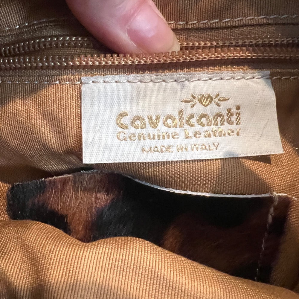 Cavalcanti leather and animal hair purse - Picture 4 of 7